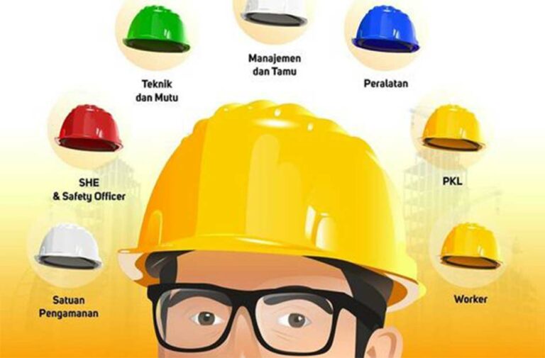 Perbedaan warna Helm proyek